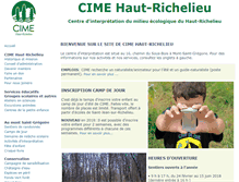Tablet Screenshot of cimehautrichelieu.qc.ca